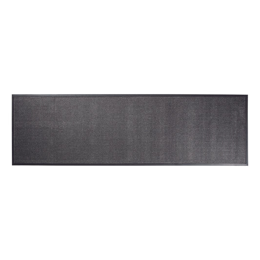 Deflecto Indoor/Outdoor Entrance Mat - 3' x 10' - Charcoal