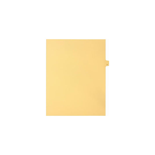 Sterling Alpha Singles Tabs, Letter H, Buff, Letter Size, 1/26th Cut, 25/pk