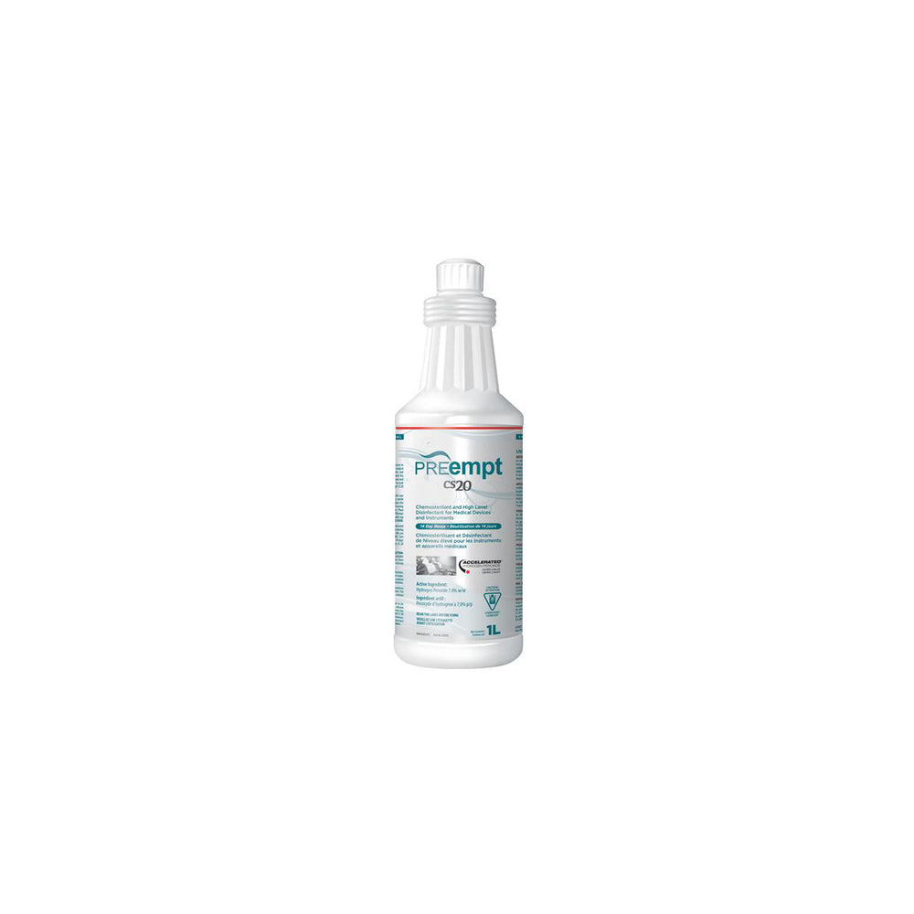 PREempt CS 20 Sterilant and High Level Disinfectant, 1 L