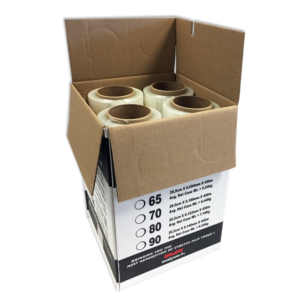 Bandage manuel Malpack PlatinumMax - 12" x 1476' - Calibre 37/65 - Paquet de 4