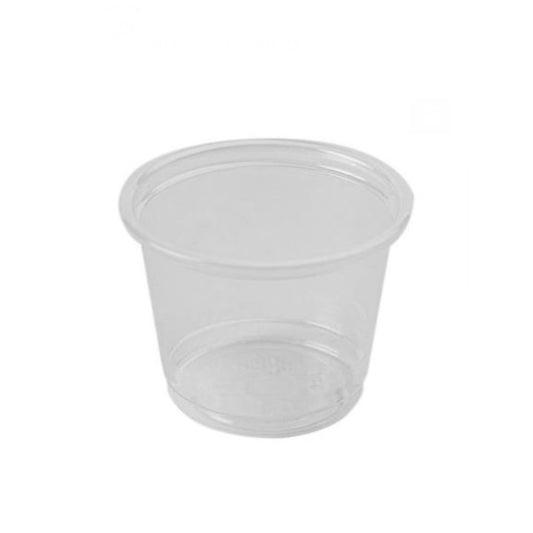 Eco-Packaging Portion Cup - 1 Oz - Clear - 5000 Pack
