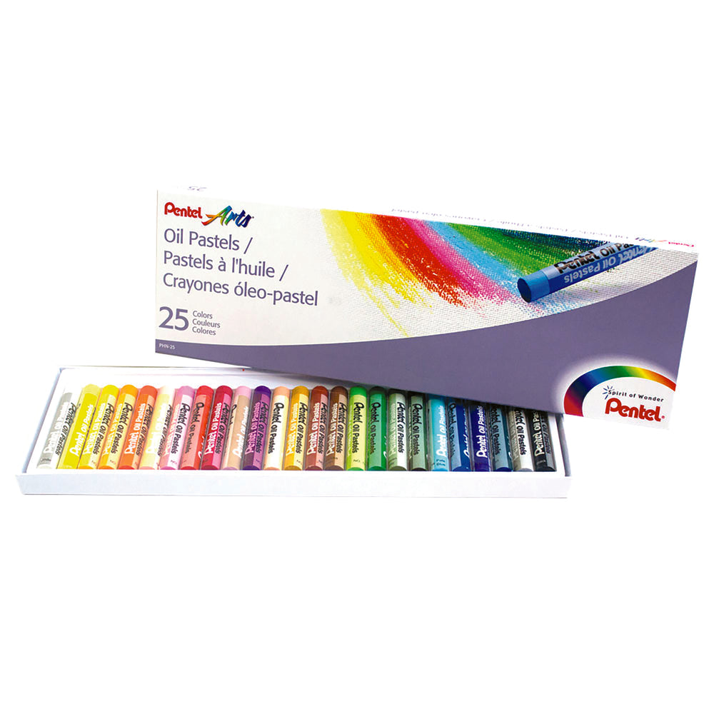 Pastels à l'huile Pentel - Paquet de 25