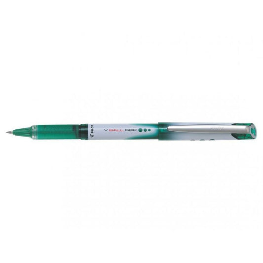 Pilot VBall Grip Roller Pen. 0,5mm. Green. 12/box