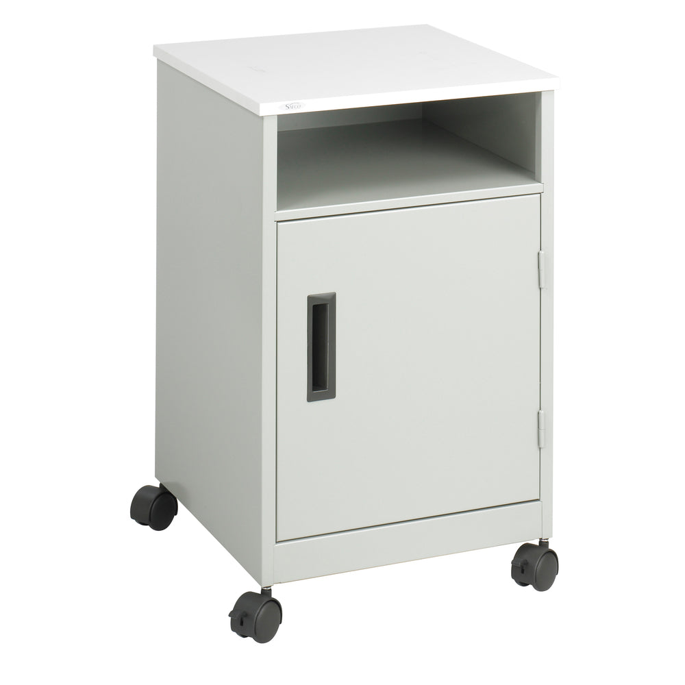 Support de machine compact Safco avec porte - Gris