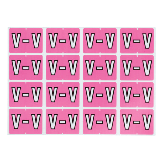 Étiquettes de classement Pendaflex AZ Lilas - V - Paquet de 240