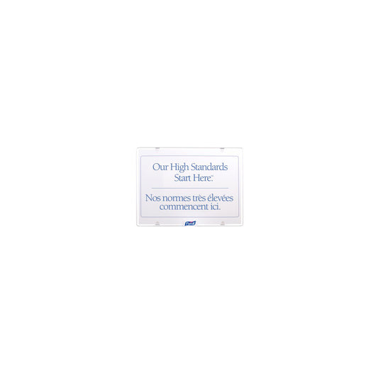 Purell Wipes Station Sign - Our Clean Store Large Dispenser Sign, 24" x 18"