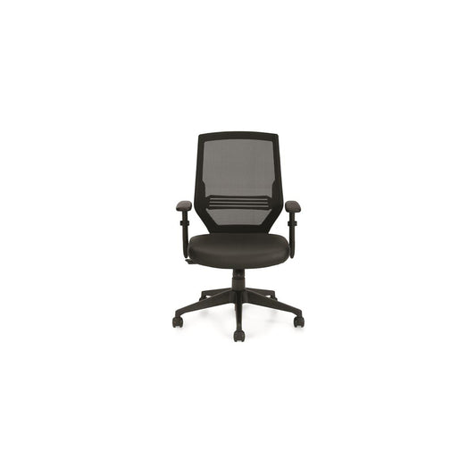 Global Kaysee 41" High Back Tilter Chair with Mesh Back - Black