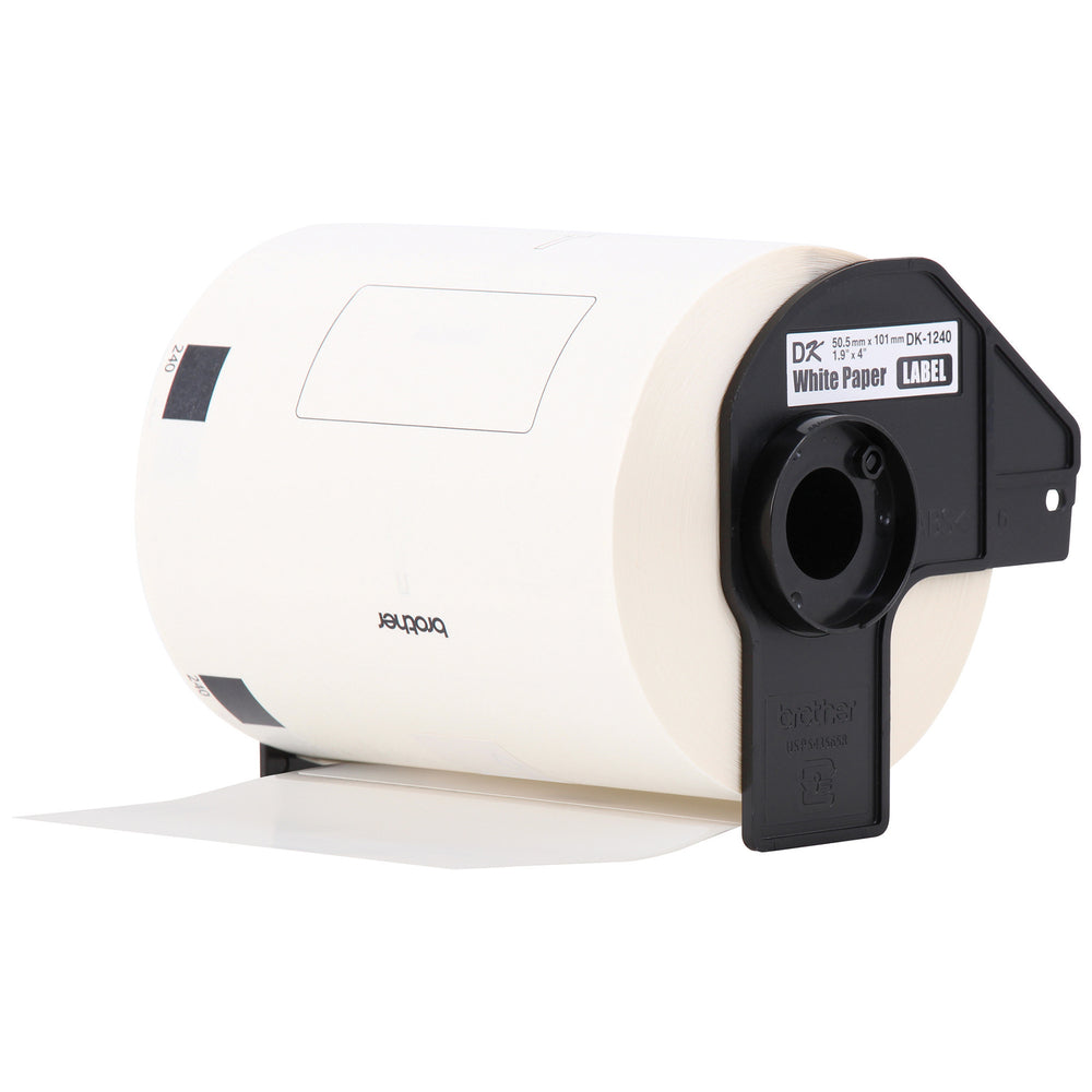 Brother Large Multi-Purpose Labels - White - 1.9" x 4" - 600 Labels