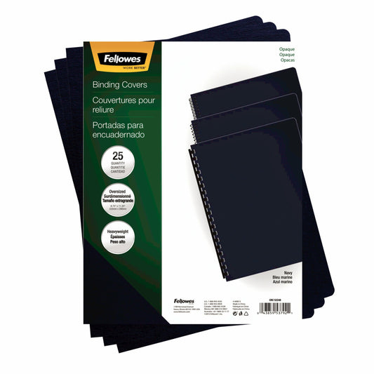 Fellowes Futura Presentation Covers - Navy - 25 Pack