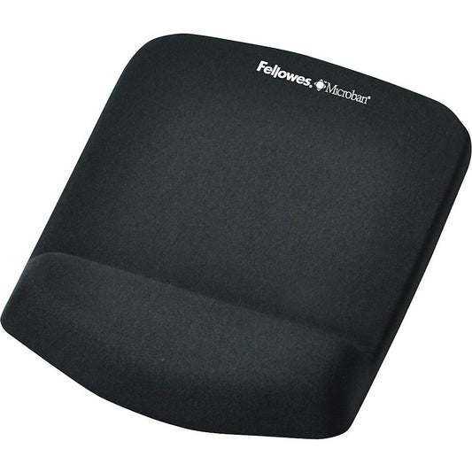 Fellowes Tapis de souris tactile en peluche avec repose-poignet - Noir