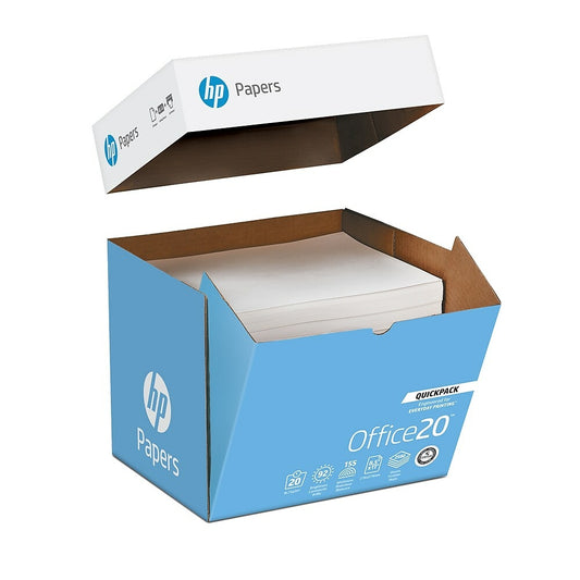 Papier HP Office Quickpack certifié FSC, 20 lb, 8-1/2" x 11", 2 500 feuilles