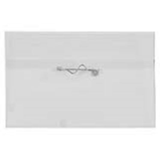 Fold-Over Name Badge with Pin, 10/Package