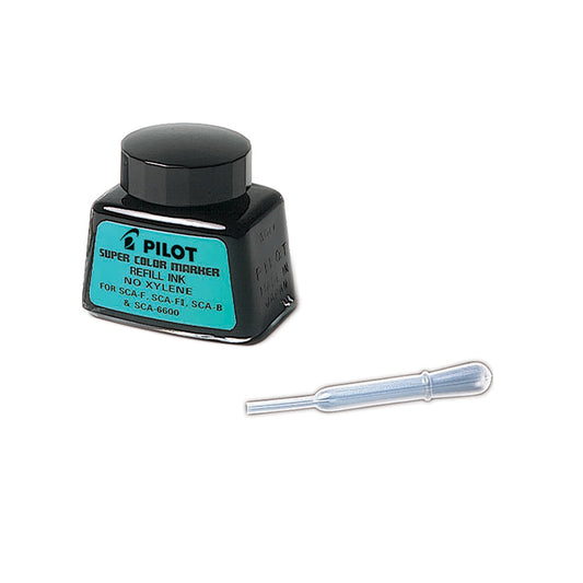 Recharge de marqueur permanent Pilot Super Colour - Noir - 30 ml