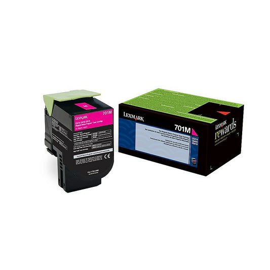Lexmark 70C10M0 Magenta Return Program Toner Cartridge (70C10M0)