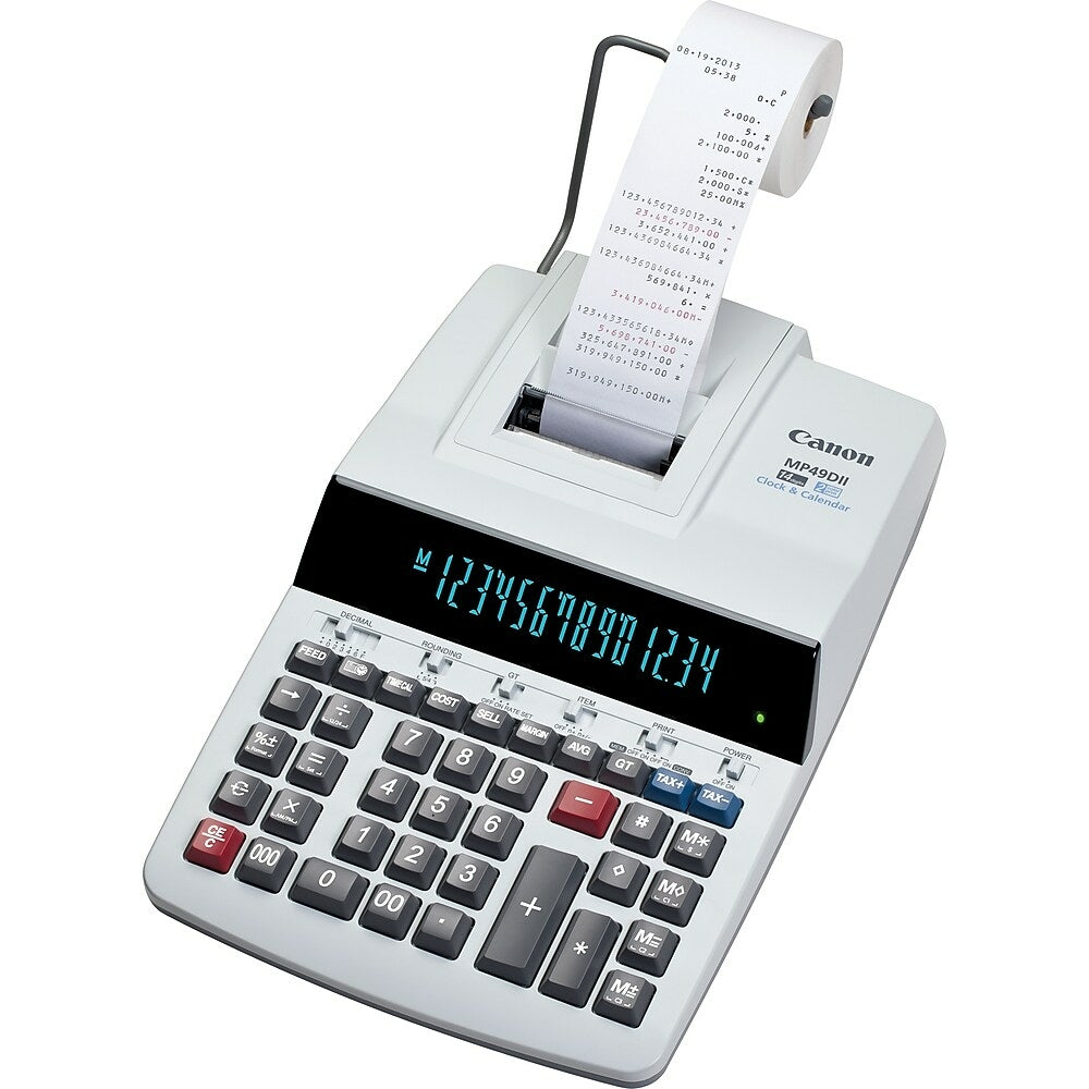 Calculatrice de bureau Canon MP49DII, 14 chiffres
