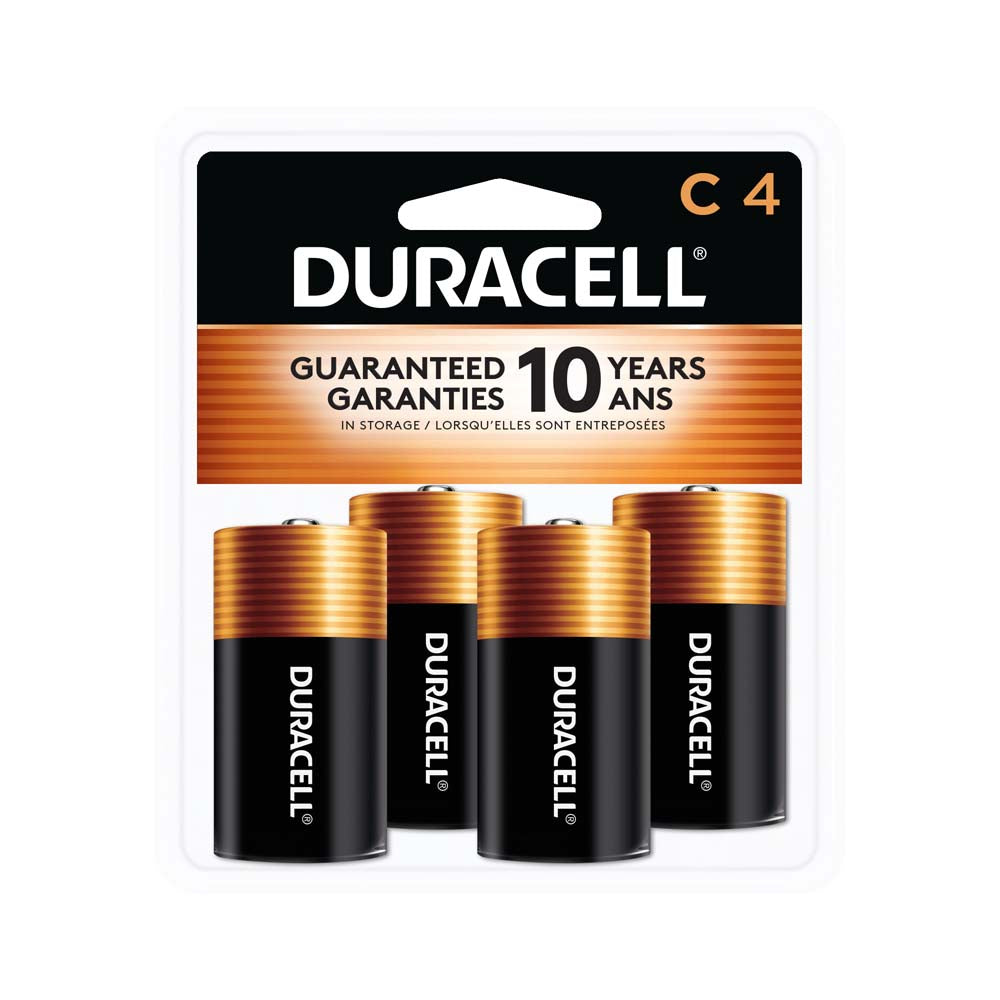Duracell Coppertop C Batteries - 4 Pack