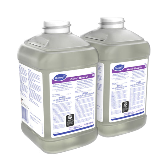 Diversey Oxivir Three 64 Disinfectant Cleaner - 2.5 L - 2 Pack