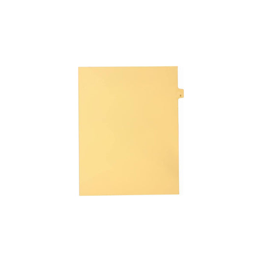 Sterling Alpha Singles Tabs, Letter E, Buff, Letter Size, 1/26th Cut, 25/pk