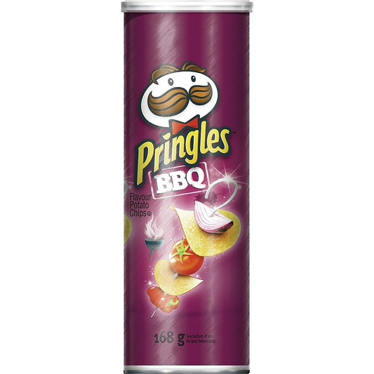 Pringles Flavour Potato Chips - BBQ Flavour - 168 g