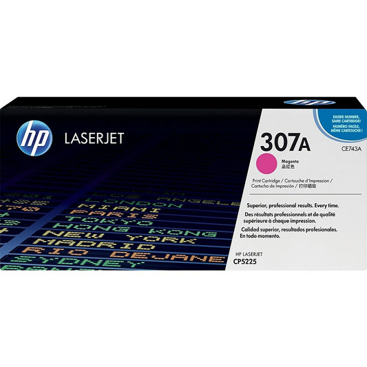 HP 307A Magenta Original LaserJet Toner Cartridge (CE743A)