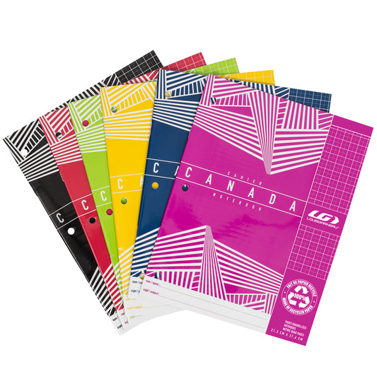 Carnet de notes Louis Garneau Canada Quad - 40 pages - Assortiment