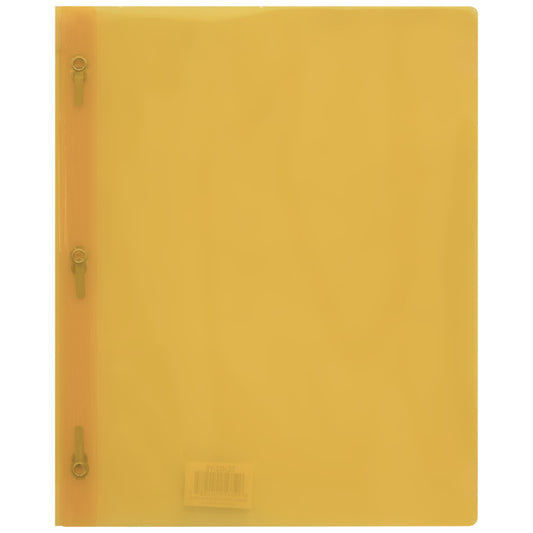 Winnable 3-Prong Poly Report with Tangs - Yellow