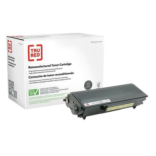 Cartouche de toner reconditionnée TRU RED Brother TN580 - Haut rendement - Noir