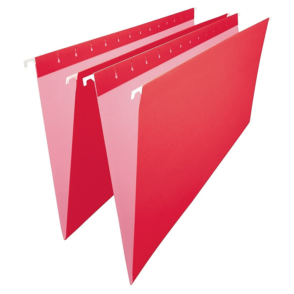 Chemises suspendues rouges Staples - Format légal - Paquet de 25