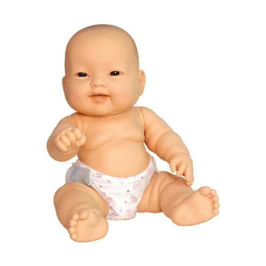 JC Toys Lots Love Babies 14" Asian Baby Doll - All Vinyl