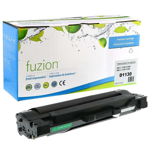 fuzion New Compatible Dell 1130 Black Toner Cartridges, Standard Yield (3309523)
