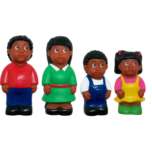Get Ready Kids African American Family 4-PIece Set