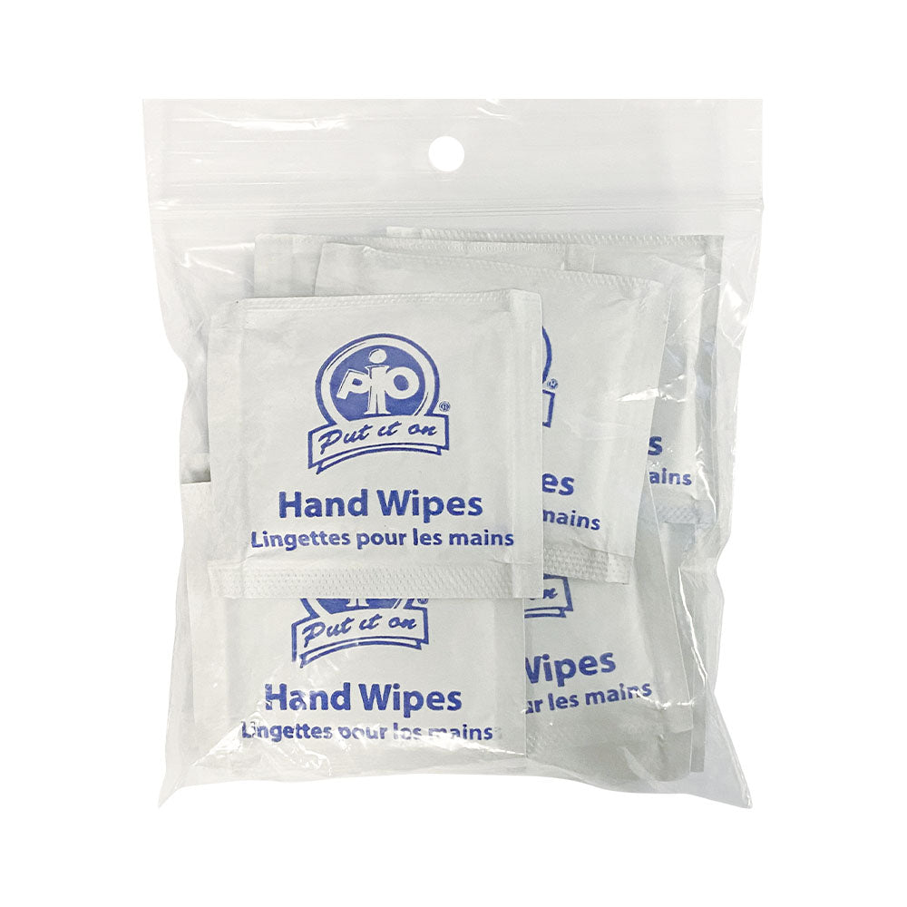 Wasip Moist Towelettes - Handwipe Ziplock Bags - 24 Pack