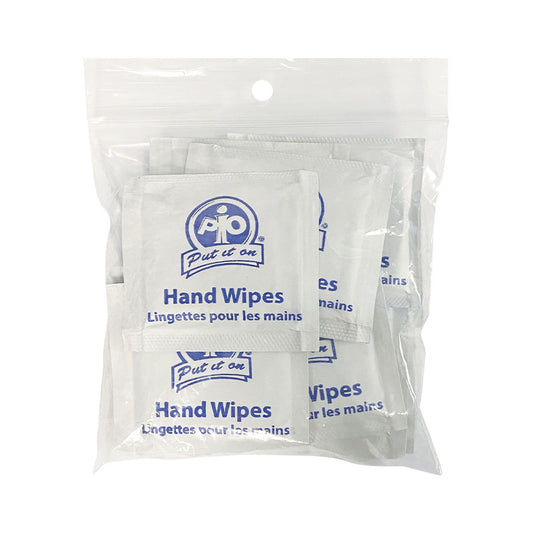 Wasip Moist Towelettes - Handwipe Ziplock Bags - 24 Pack