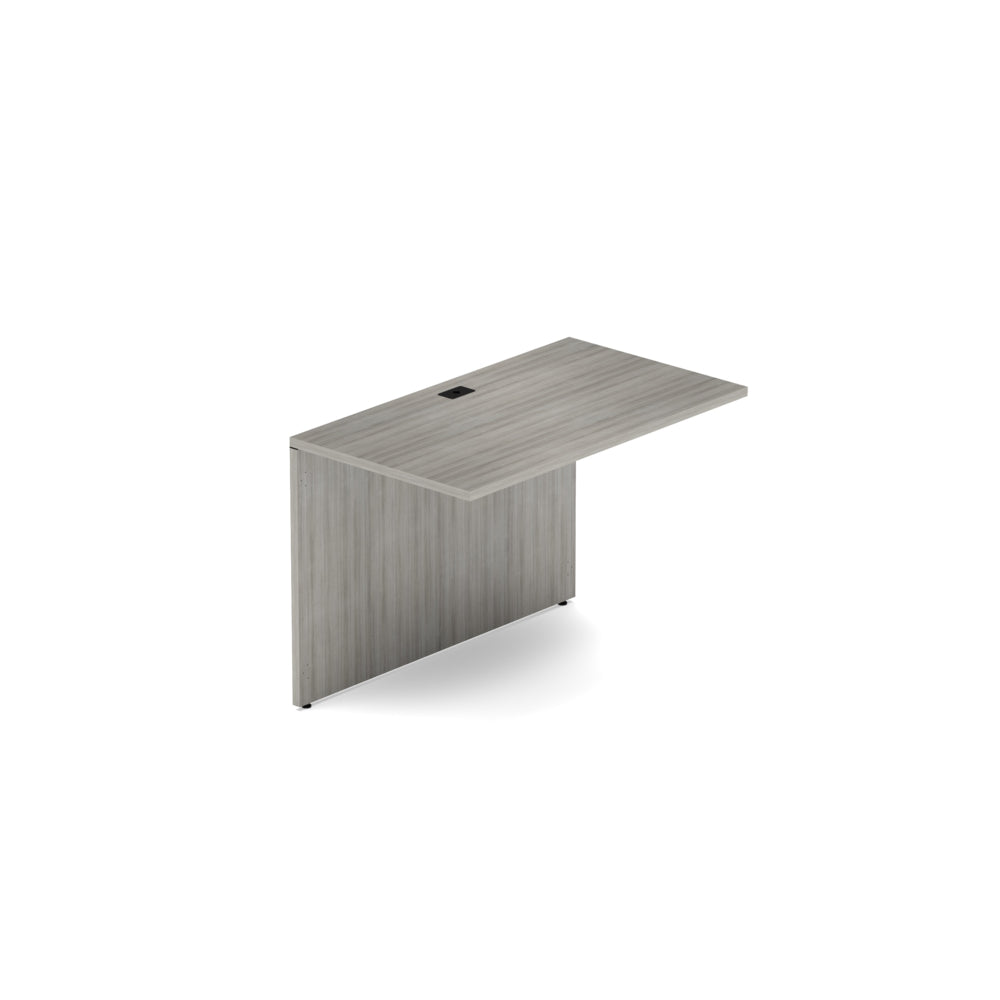 Offices to Go Newland Desk Bridge - 42" x 24" - Light Grey