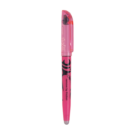 Surligneur Pilot Frixion à encre effaçable - Pointe biseautée - Rose fluo