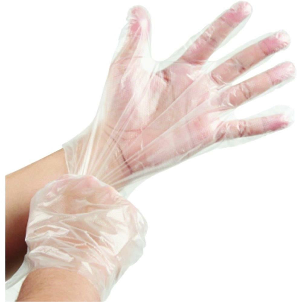 Globe Polyethylene Powder Free Gloves - Large - Clear - 500 Pack