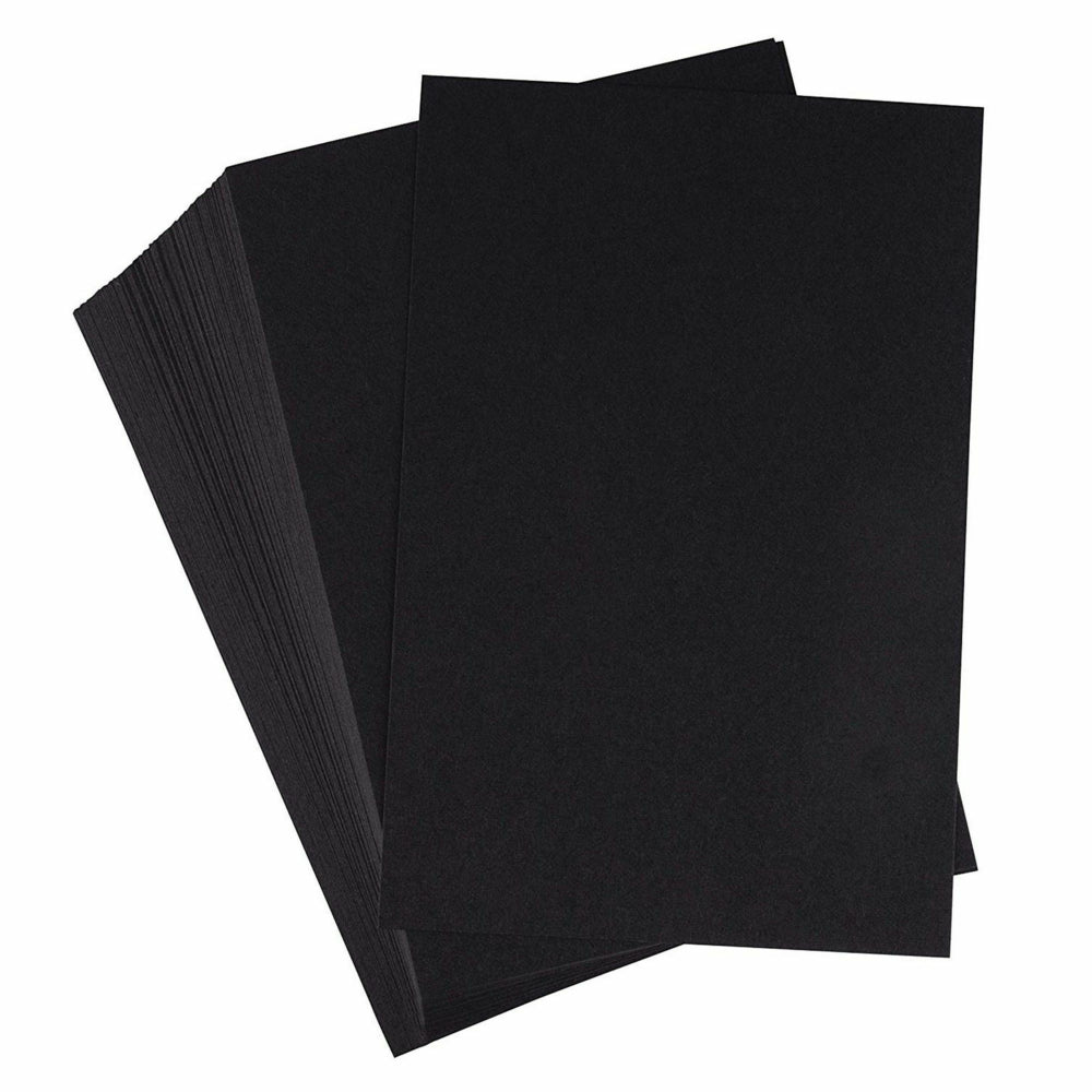 Spicers Mohawk Via Vellum Cover Stock - 8.5" x 11" - 80 lbs - Black - FSC - 250/Pack