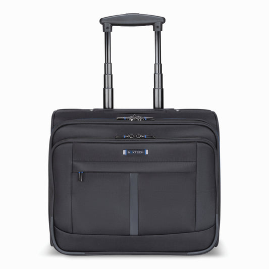 Mallette à roulettes Nextech 15,6" - Poignée extensible - Noir