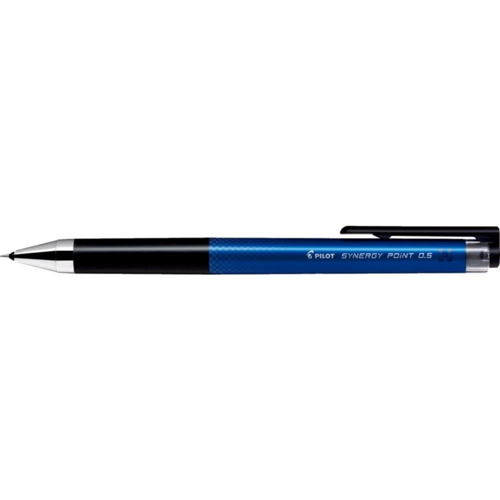 Stylo à bille rétractable Pilot Synergy Point, 0,5 mm, bleu, 12/boîte
