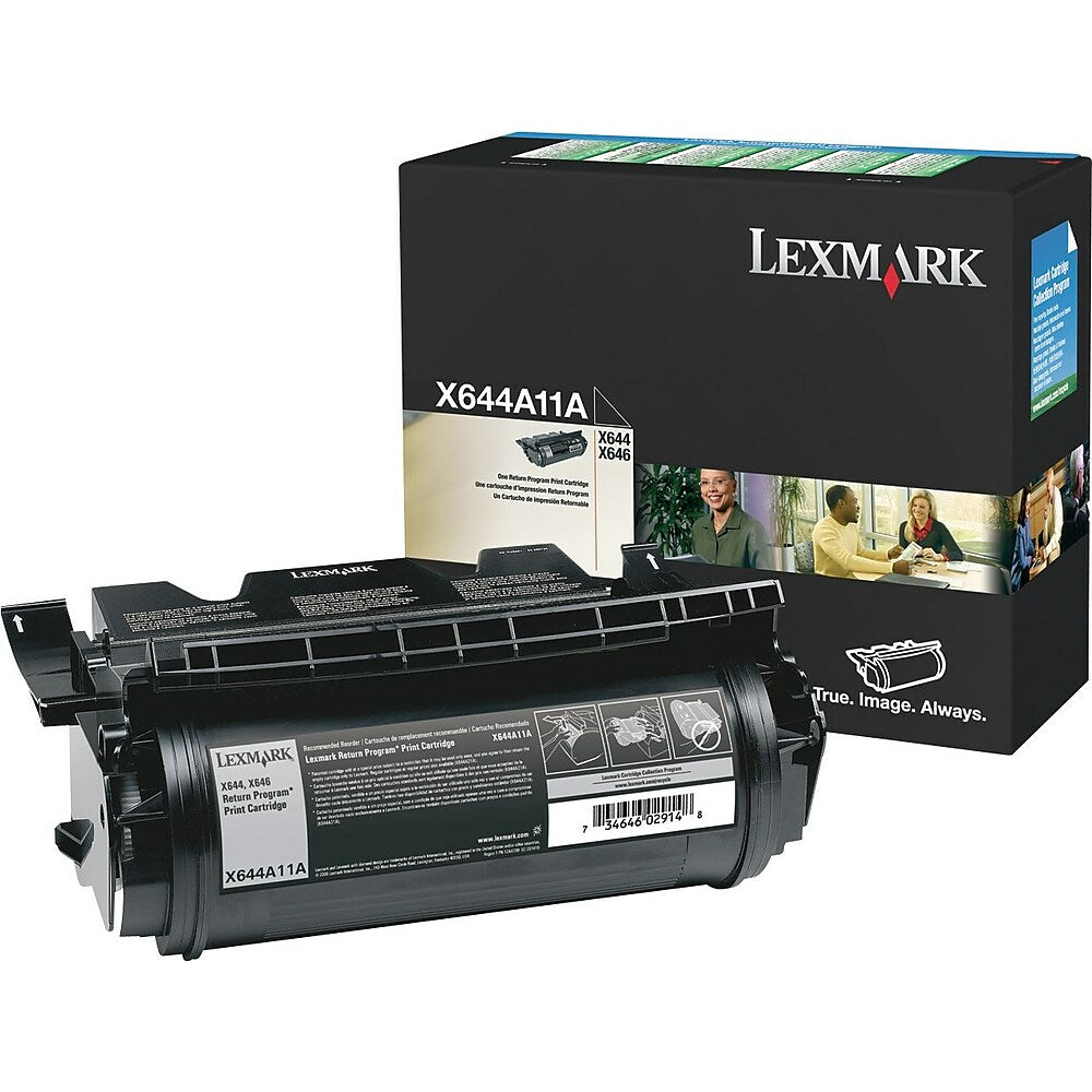Lexmark X644A11A Black Return-Program Toner Cartridge (X644A11A)