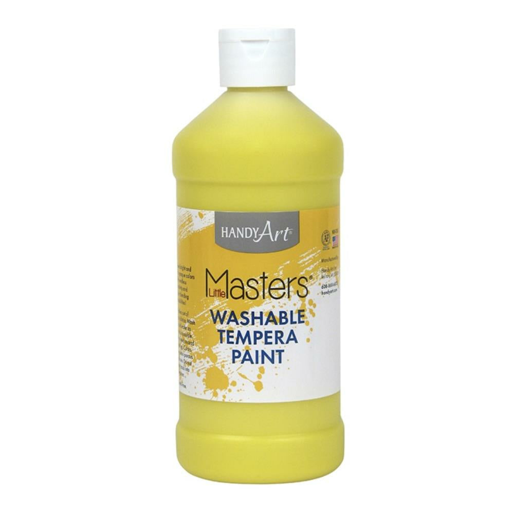 Little Masters Washable Tempera Paint - 473 ML- Yellow