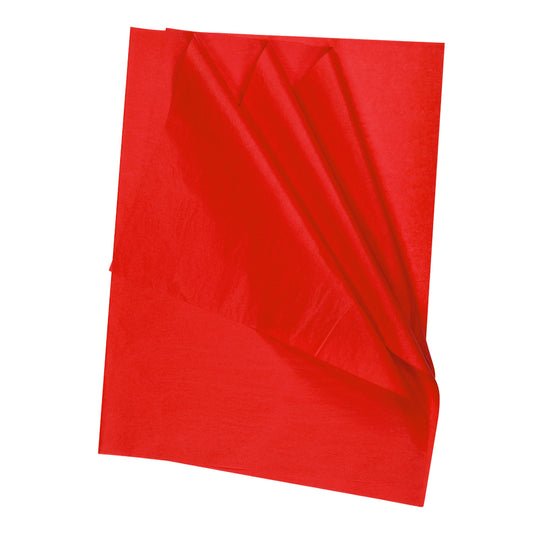 Papier de soie North American Paper Inc. – 20" x 30" – Écarlate – 24 feuilles