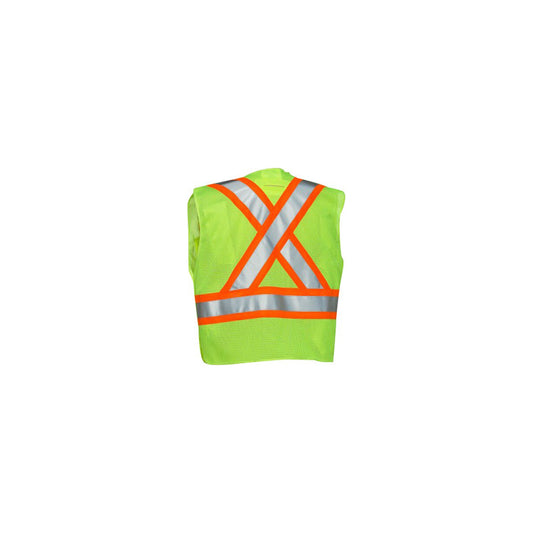 5-Point Tear-Away Vest, Lime/Yellow, Extra Extra Large, Halifax Water
