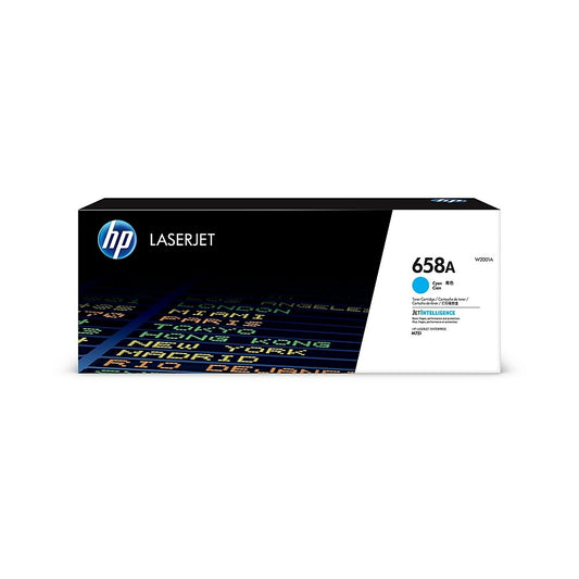 HP 658A Cyan Original LaserJet Toner Cartridge