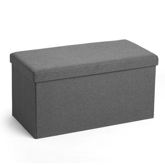 Poppin Box Bench - Dark Grey