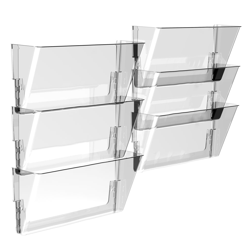 Pochettes murales Storex format légal - Transparentes - Lot de 3