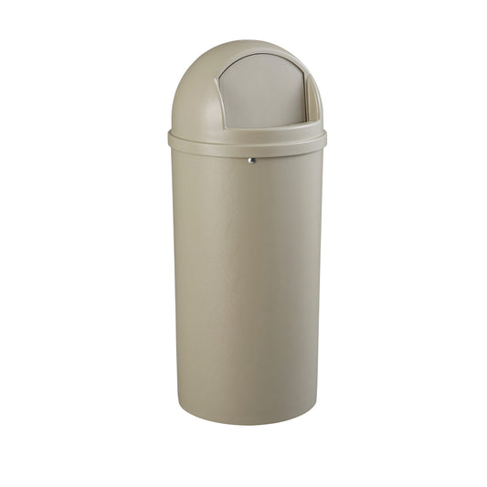 Conteneur Rubbermaid Marshall sans doublure - 15 gallons/57 litres - Beige