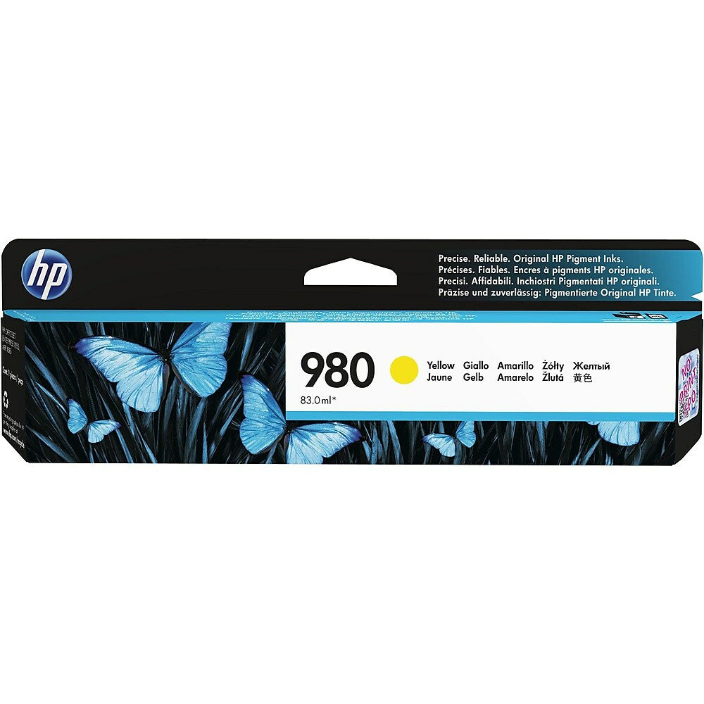 Cartouche d'encre jaune d'origine HP 980 (D8J09A)