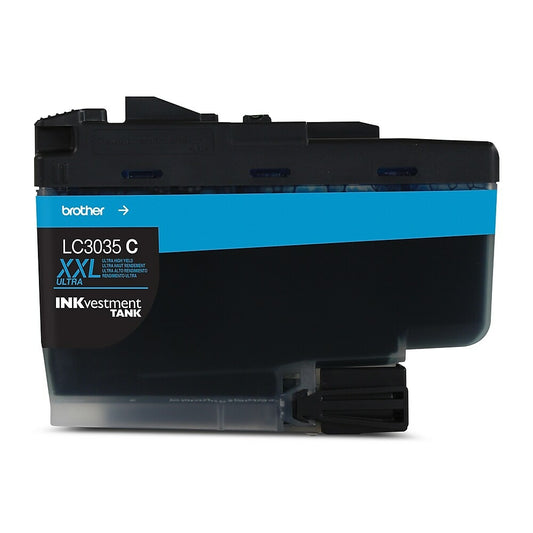 Brother LC3035CS Ultra High Yield Inkvestment Ink Cartridge, Cyan