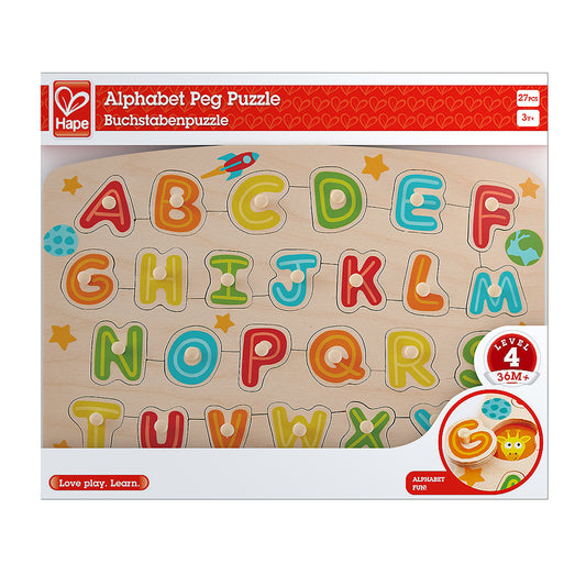 Hape Alphabet Peg Puzzle